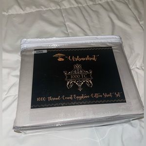 King Size 1000 thread Egyptian cotton Sheet set